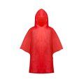 Poncho infantil en PVC con bolsa Roj