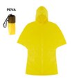 Poncho Unisex Resistente con corchetes laterales y funda.