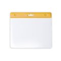 Porta credenciales personalizado 11 x 9,5cm en varios colores Amarillo