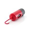 Portabolsas para perros con mosquetón y linterna LED