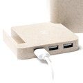 Portalápices con cargador inalámbrico 5W y USB