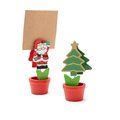 Portanotas navideño de madera