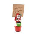 Portanotas navideño de madera