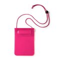 Portatodo impermeable con doble cierre Fucsia