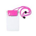 Portatodo impermeable para pantallas táctiles Fucsia