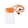 Portatodo impermeable para pantallas táctiles Naranja Talla Única Adulto