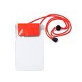 Portatodo impermeable para pantallas táctiles Rojo