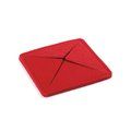 Posavasos Fieltro Troquelado para Copas Roj