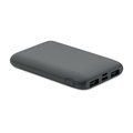 Powerbank de 5000 mAh en ABS reciclado Gris Piedra