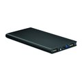 Powerbank aluminio con pantalla solar 8000 mAh