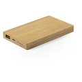 Powerbank con carcasa de bambú ecológico 5000 mAh