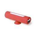 Powerbank de 2200 MAH con soporte movil Rojo