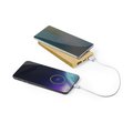 Powerbank inalámbrico de bambú ecológico 6000 mAh