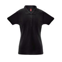 Polo Algodón-Poliéster Mujer Negro L