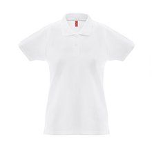 Polo mujer manga corta algodón piqué