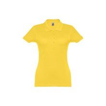Polo de mujer con refuerzo en el cuello Amarillo L