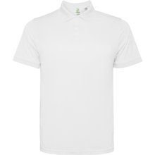 Polo técnico manga corta con corchetes Blanco S