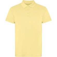 Polo unisex 100% algodón Amarillo Sweet Lavado Xs