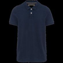 Polo vintage algodón manga corta hombre Vintage Navy S