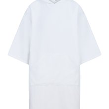 Poncho microfibra con capucha White