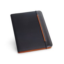 Portafolios A4 en PU 20H Rayadas Naranja