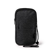 Portamóvil con cremallera y bolsillo exterior Negro Talla Única Adulto