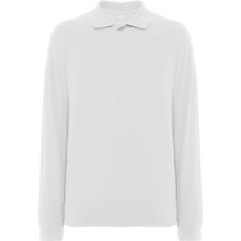 Polo con Puños y Tapeta de Velcro Blanco S