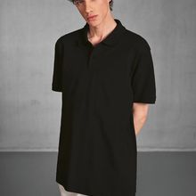 Polo manga corta hombre algodón Black S
