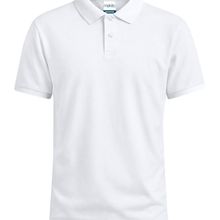 Polo Blanco 100% Algodón con Botones Bla S