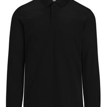 Polo manga larga hombre atemporal Black S