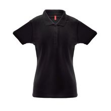 Polo Algodón-Poliéster Mujer Negro L