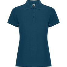 Polo mujer manga corta entallado Azul Luz De Luna S