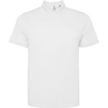 Polo técnico manga corta con corchetes Blanco S