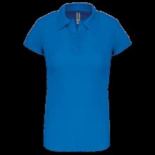 Polo deportivo para mujer Aqua Blue Xs