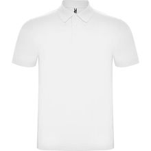 Polo de manga corta Unisex Blanco S