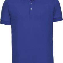 Polo corte slim hombre algodón Azure Blue S