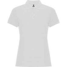 Polo mujer manga corta entallado Blanco S