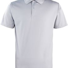 Polo con botón a presión transpirable Silver S