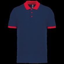 Polo entallado y estilo moderno Sporty Navy / Red XS