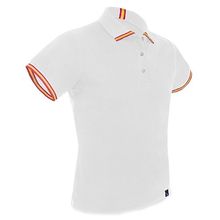 Polo Hombre con Detalle Bandera Bl L