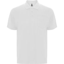 Polo Manga Corta con Bolsillo Blanco S