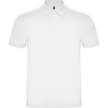 Polo de manga corta Unisex Blanco S