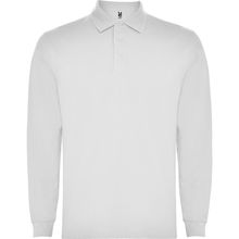 Polo Manga Larga para Niño Blanco 1/2