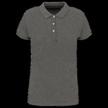 Polo mujer manga corta atemporal Grey Heather Xs