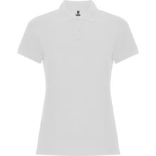 Polo mujer manga corta entallado Blanco S