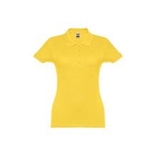 Polo de mujer con refuerzo en el cuello Amarillo L