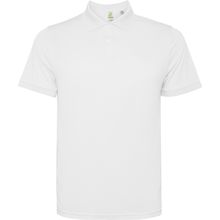 Polo técnico manga corta con corchetes Blanco S