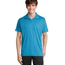 Polo unisex deportivo de poliéster reciclado Aqua L