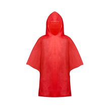 Poncho infantil en PVC con bolsa Roj