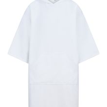 Poncho microfibra con capucha White